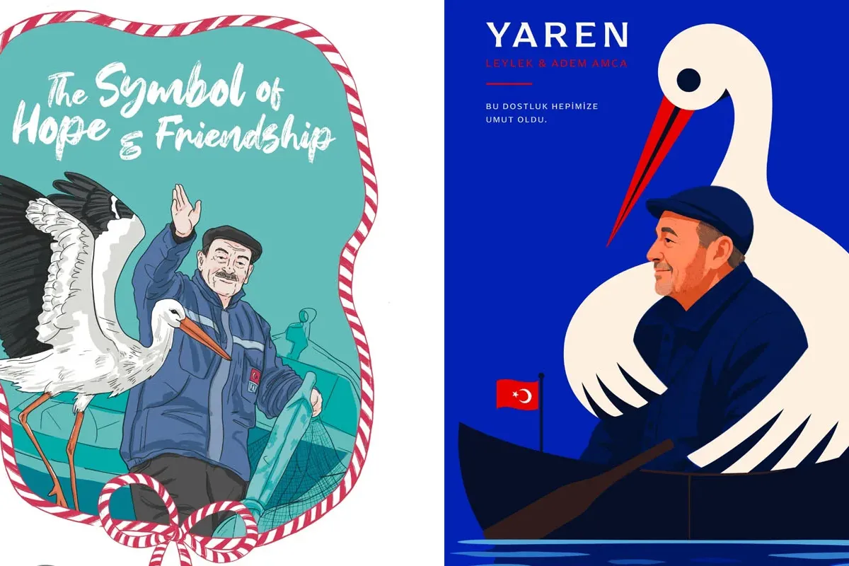 "Adem Amca ve Yaren Leylek Sergisi" büyük ilgi gördü