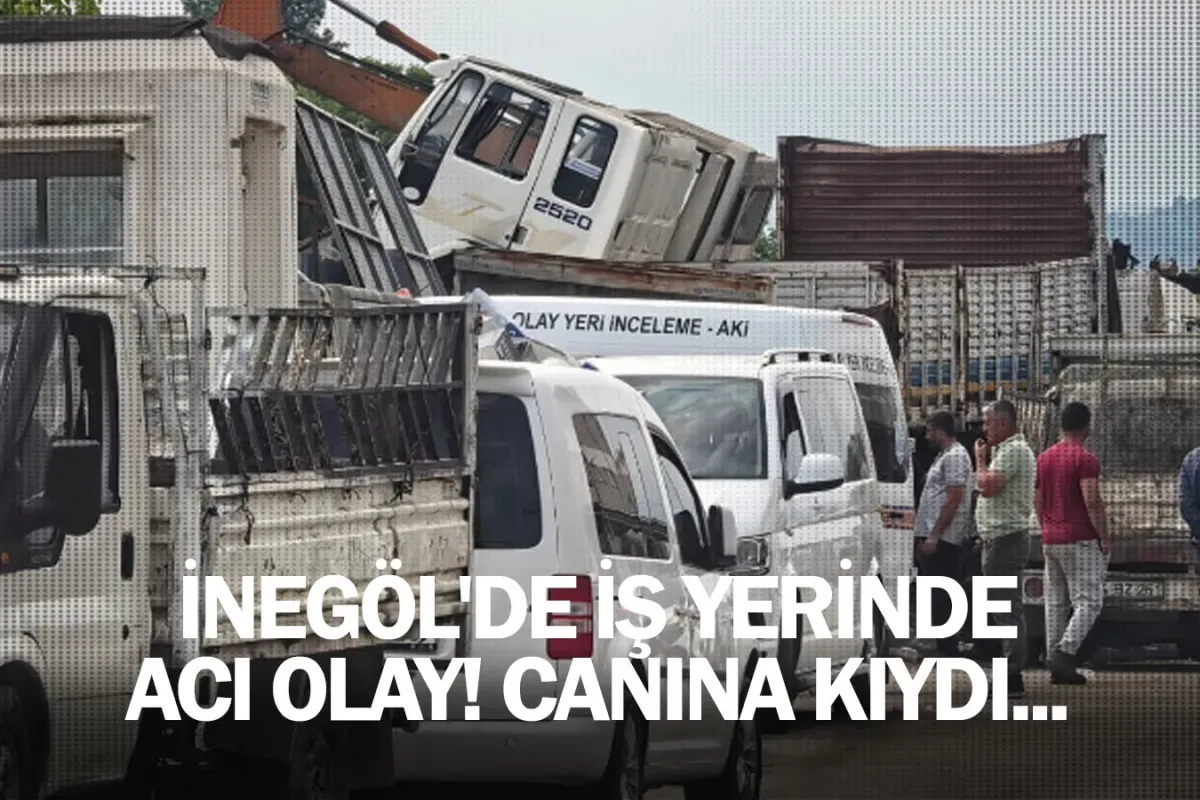 İnegöl'de iş yerinde acı olay! Canına kıydı...
