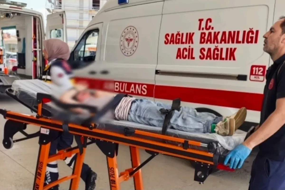 Karşıdan karşıya geçmek isterken ...