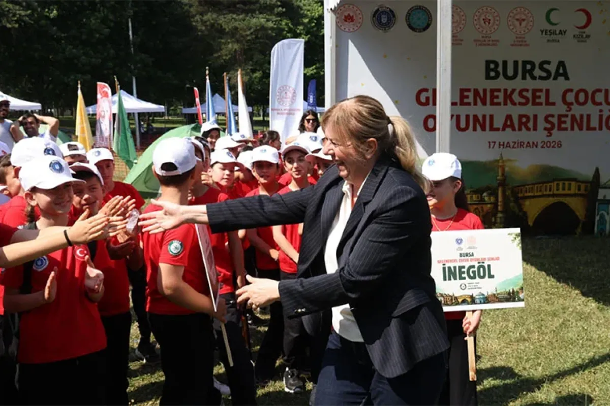 Çocuklar geleneksel oyunlarla buluştu