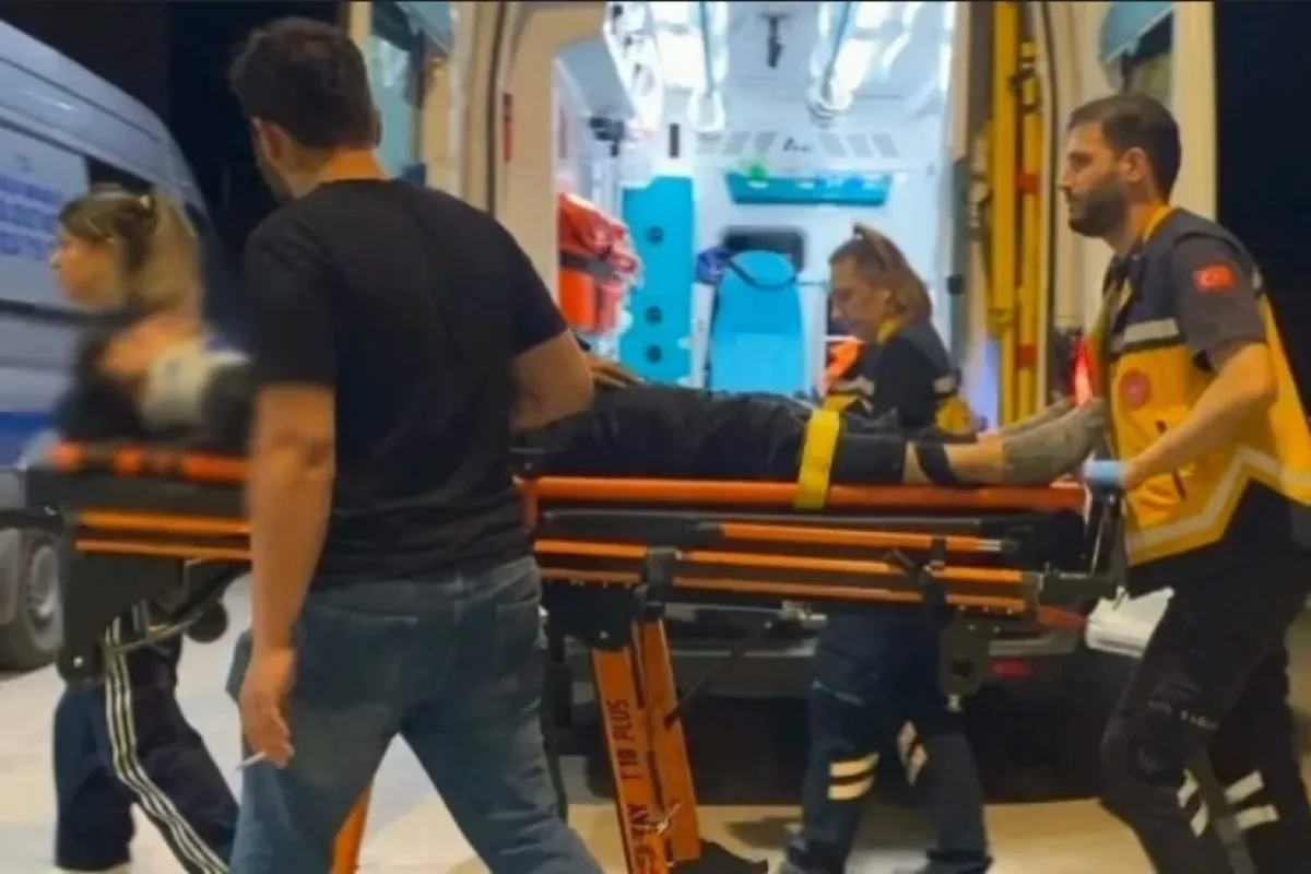 Motosiklet sürücüsüne çarpıp kaçtı!