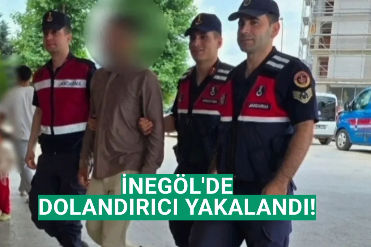 İnegöl'de dolandırıcı yakalandı!