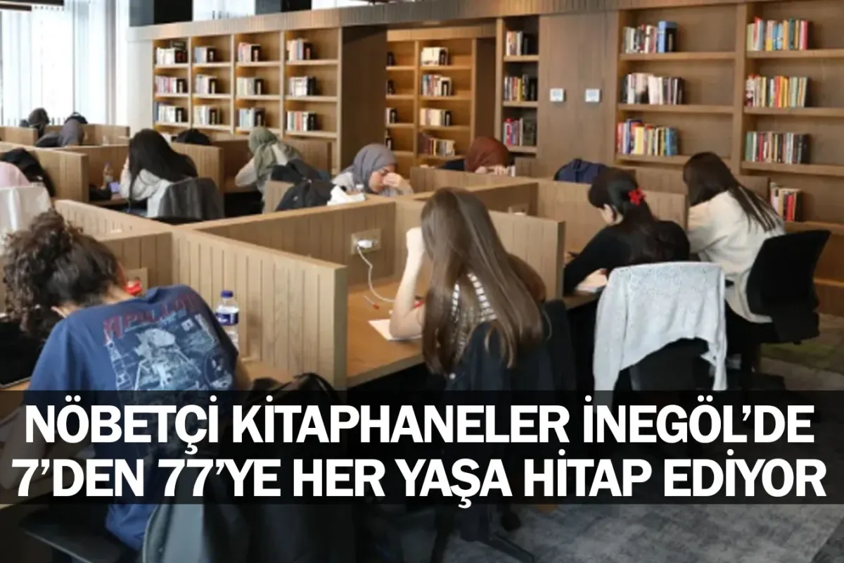 Nöbetçi Kitaphaneler İnegöl’de 7’den 77’ye Her Yaşa Hitap Ediyor