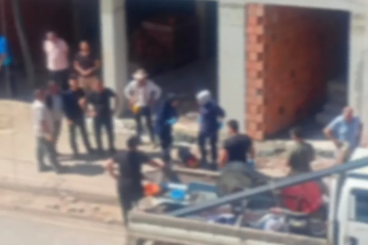 Ecel çalıştığı inşaatta yakaladı!