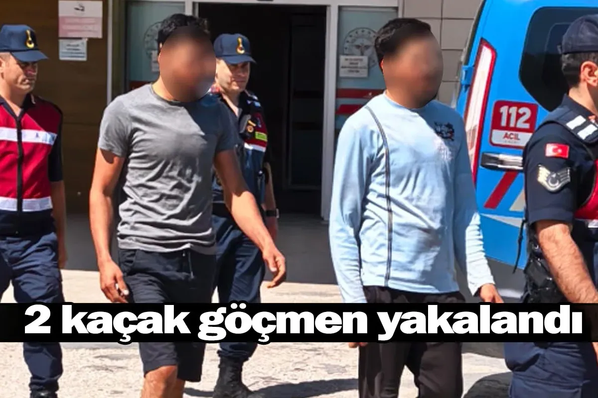 2 kaçak göçmen yakalandı