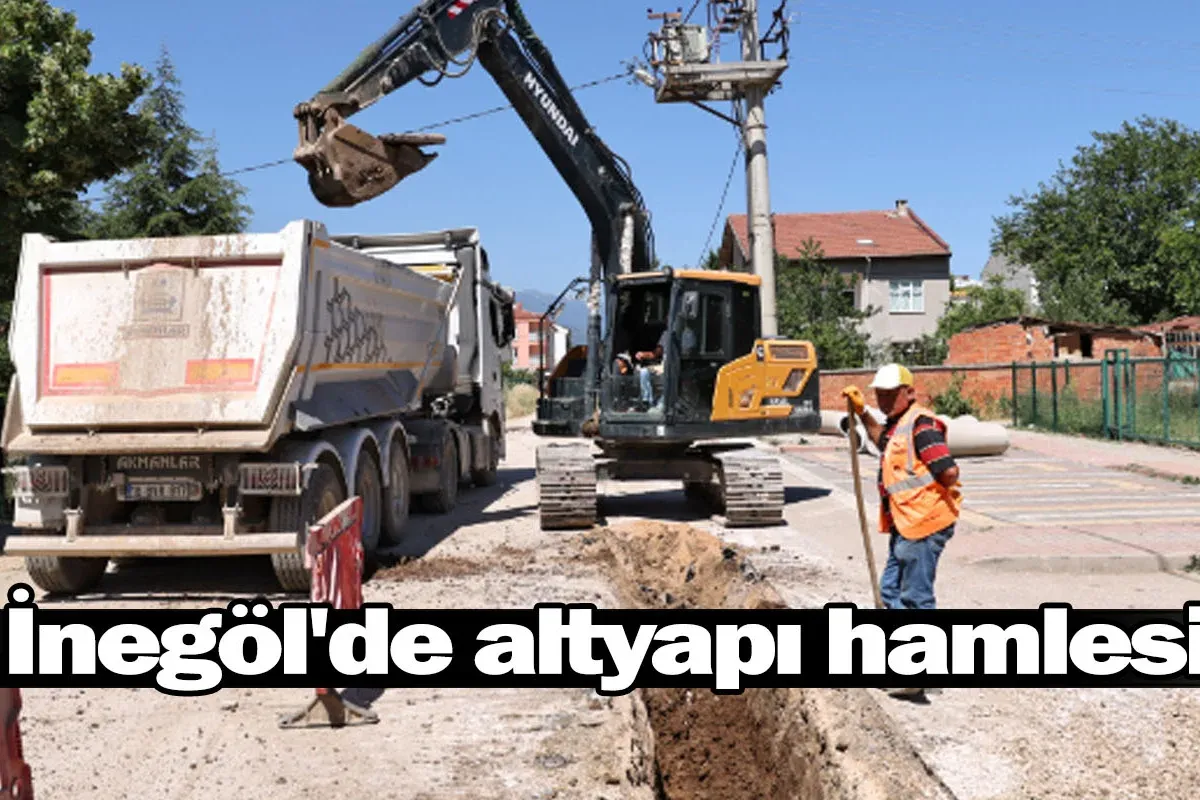 İnegöl'de altyapı hamlesi
