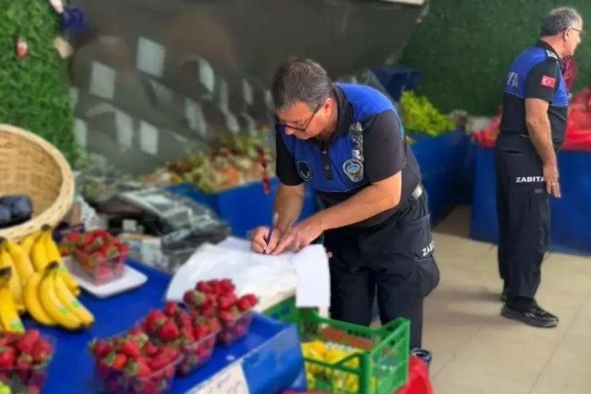 Zabıta Ekiplerinden Manavlara Denetim