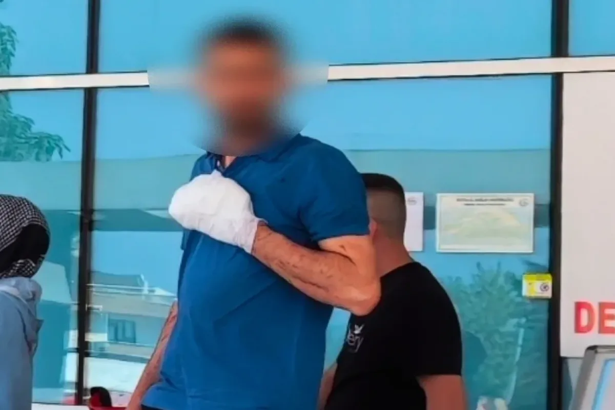 Elini Makineye Kaptırdı!