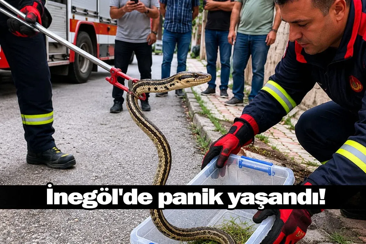 İnegöl'de panik yaşandı!