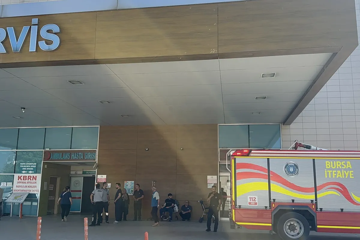 Acil serviste yangın paniği