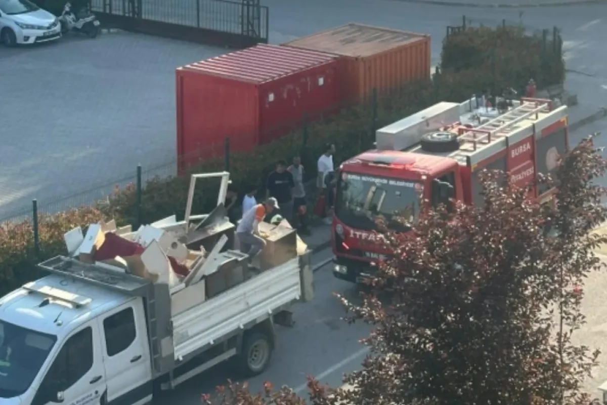İnegöl'de yangın paniği! Dumanlar etrafı kapladı