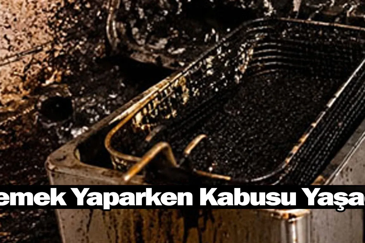 Yemek Yaparken Kabusu Yaşadı!