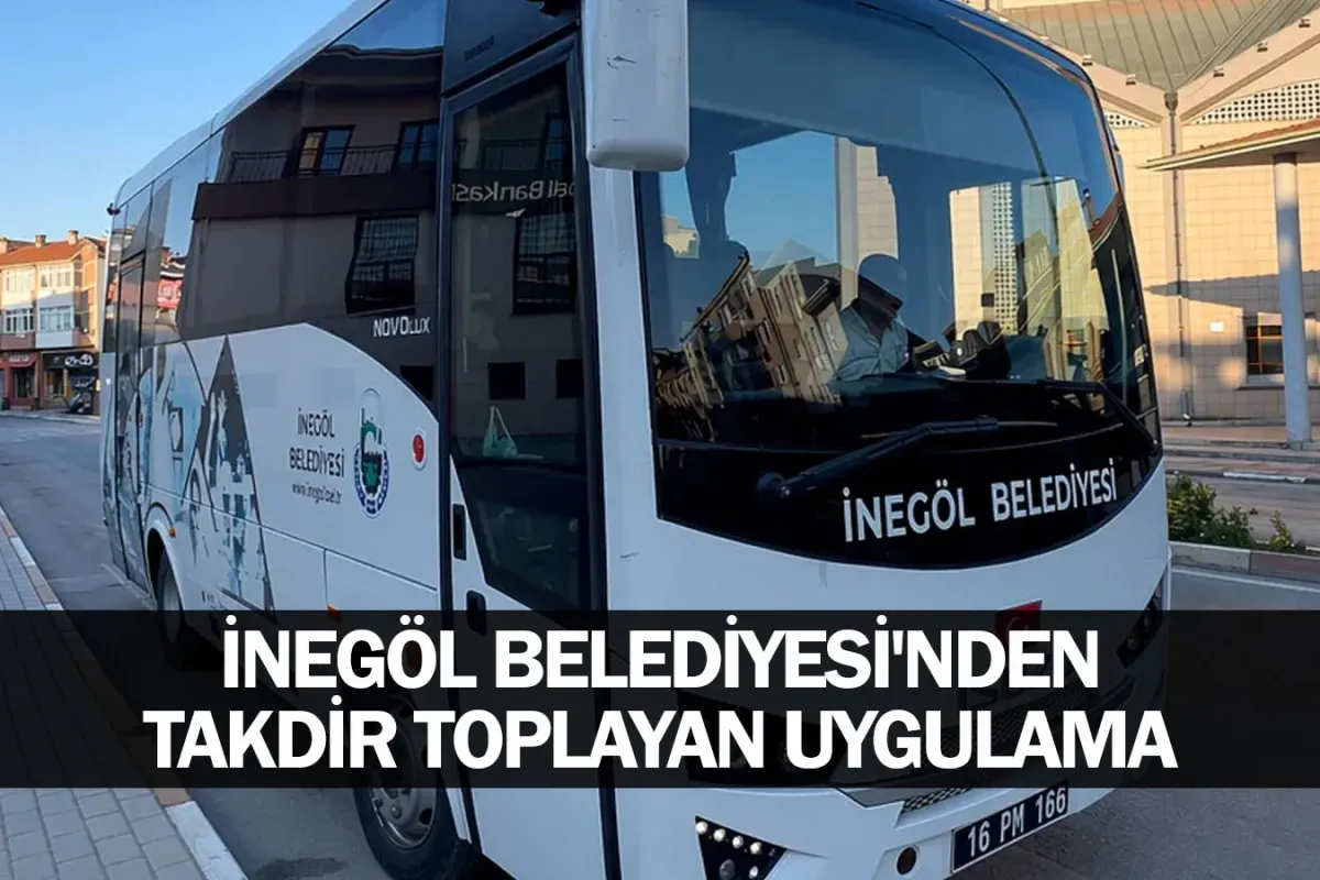 İnegöl Belediyesi'nden takdir toplayan uygulama