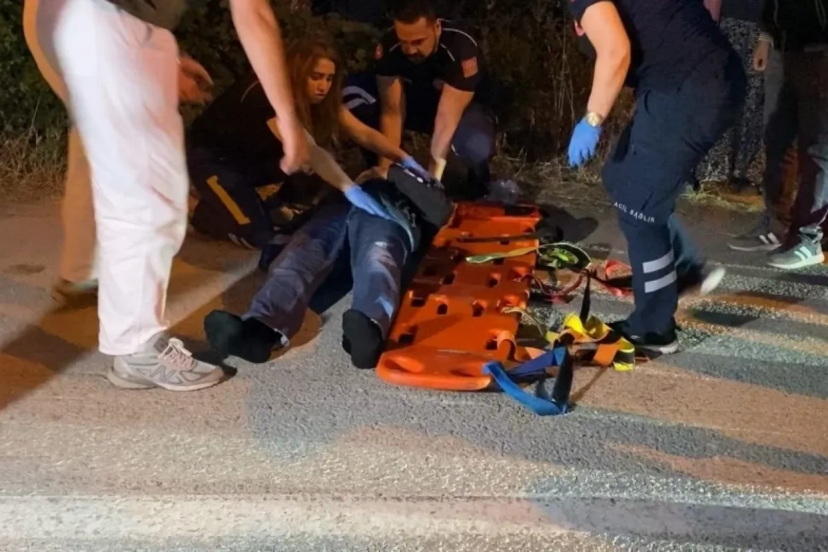 Çevre yolunda korkutan kaza!