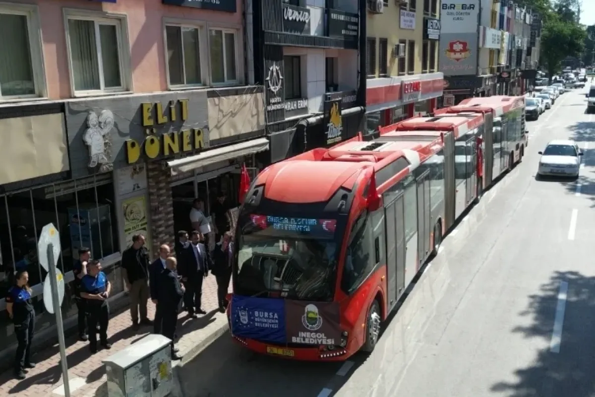 İnegöl'e metrobüs geliyor