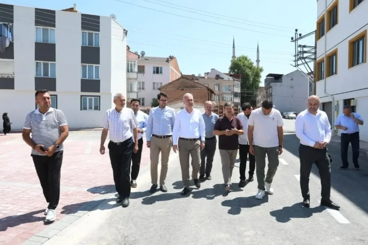 Başkan Taban Tamamlanan Asfalt Ve Otopark Çalışmalarını Yerinde İnceledi