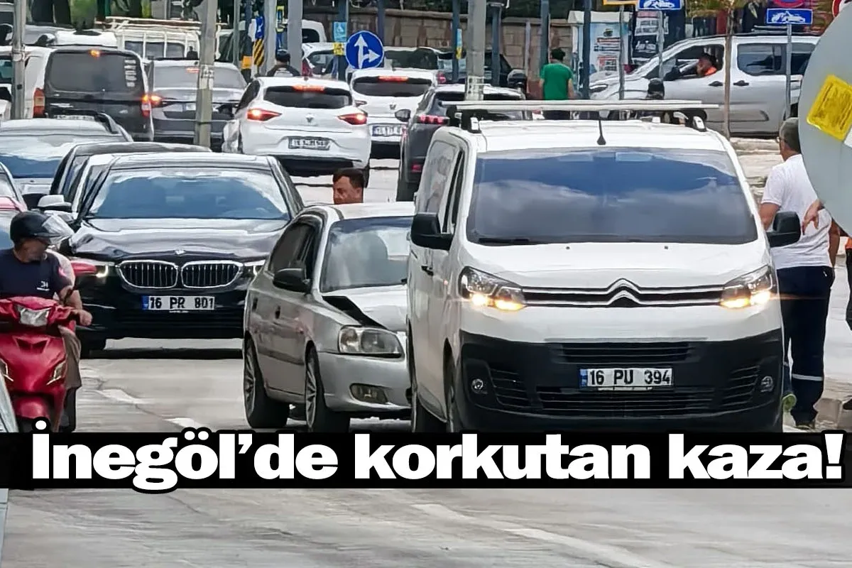 Adnan Menderes Bulvarı'nda Korkutan Kaza