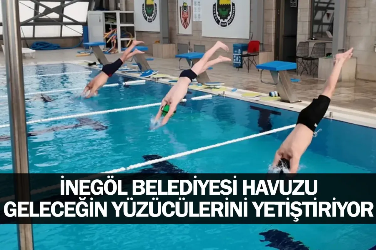 İnegöl Belediyesi Havuzu Geleceğin Yüzücülerini Yetiştiriyor