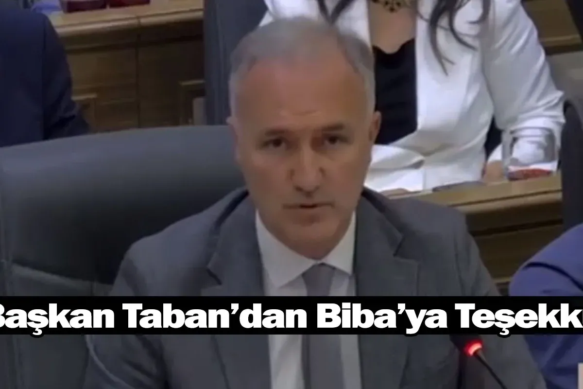 Başkan Taban’dan Biba’ya Teşekkür