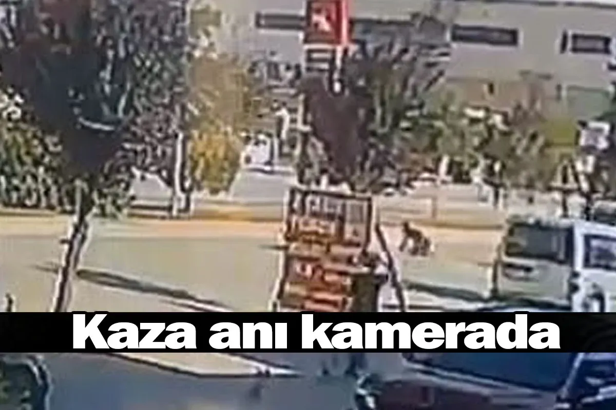 Kaza anı kamerada