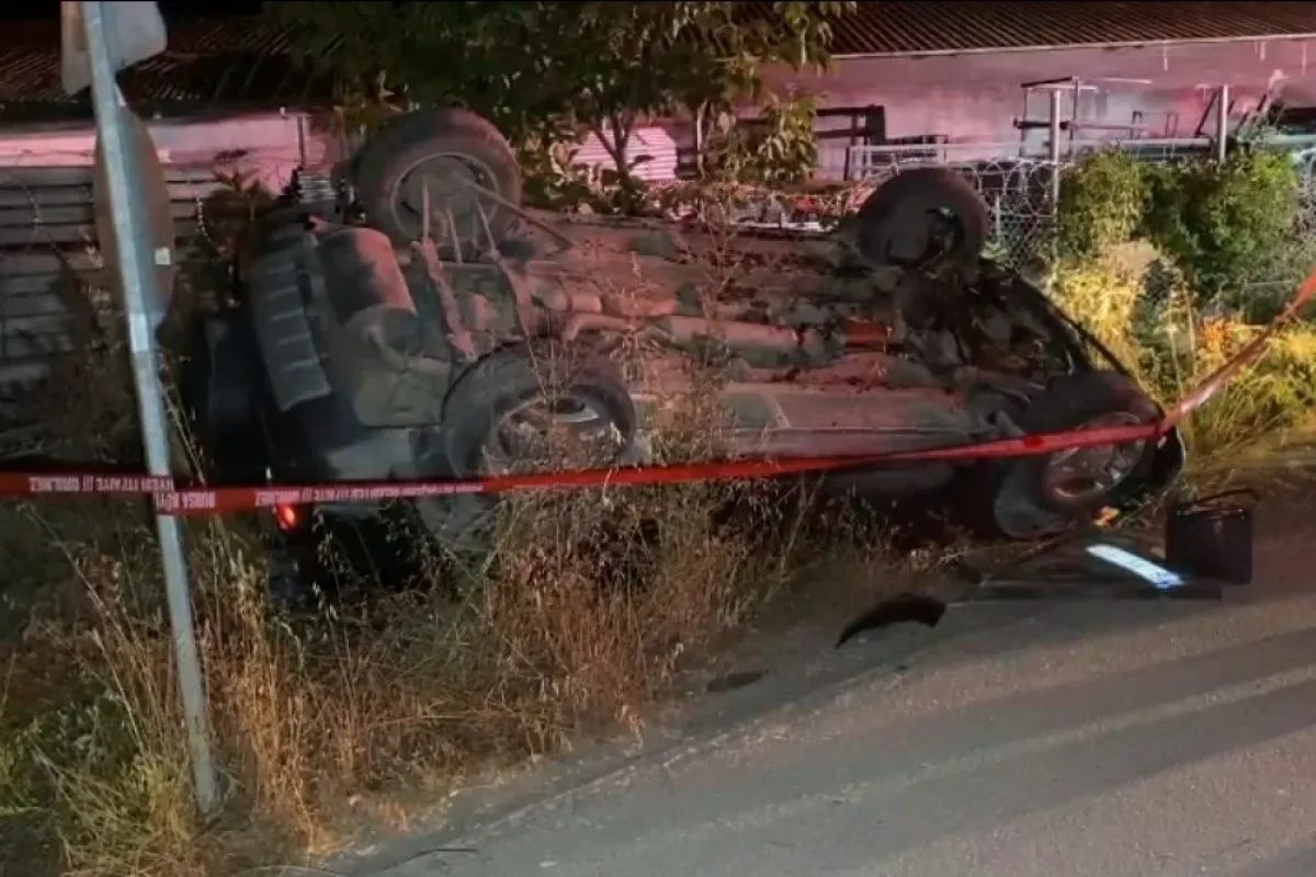 Çevre yolunda korkutan kaza!