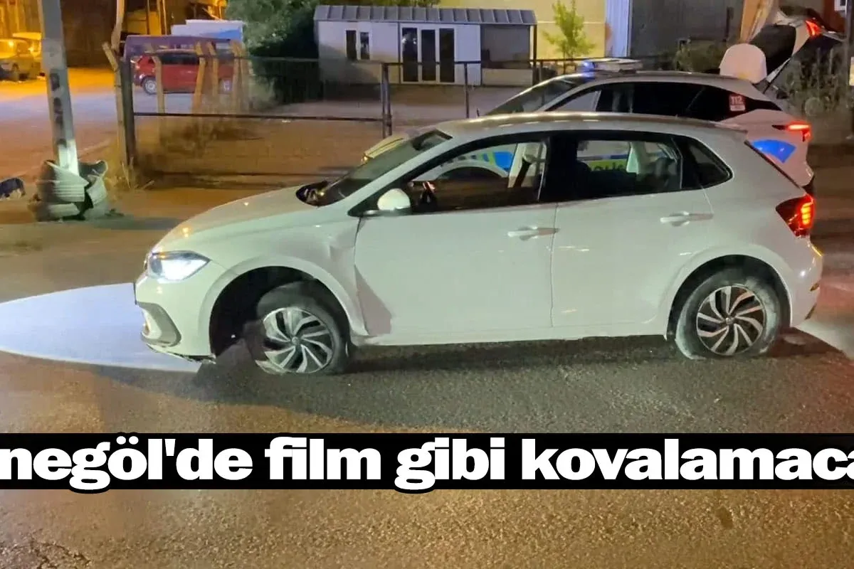 İnegöl'de film gibi kovalamaca!