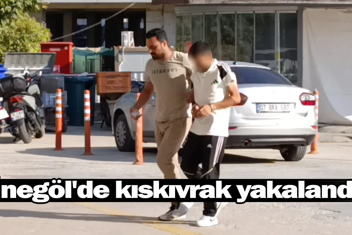 İnegöl'de kıskıvrak yakalandı!