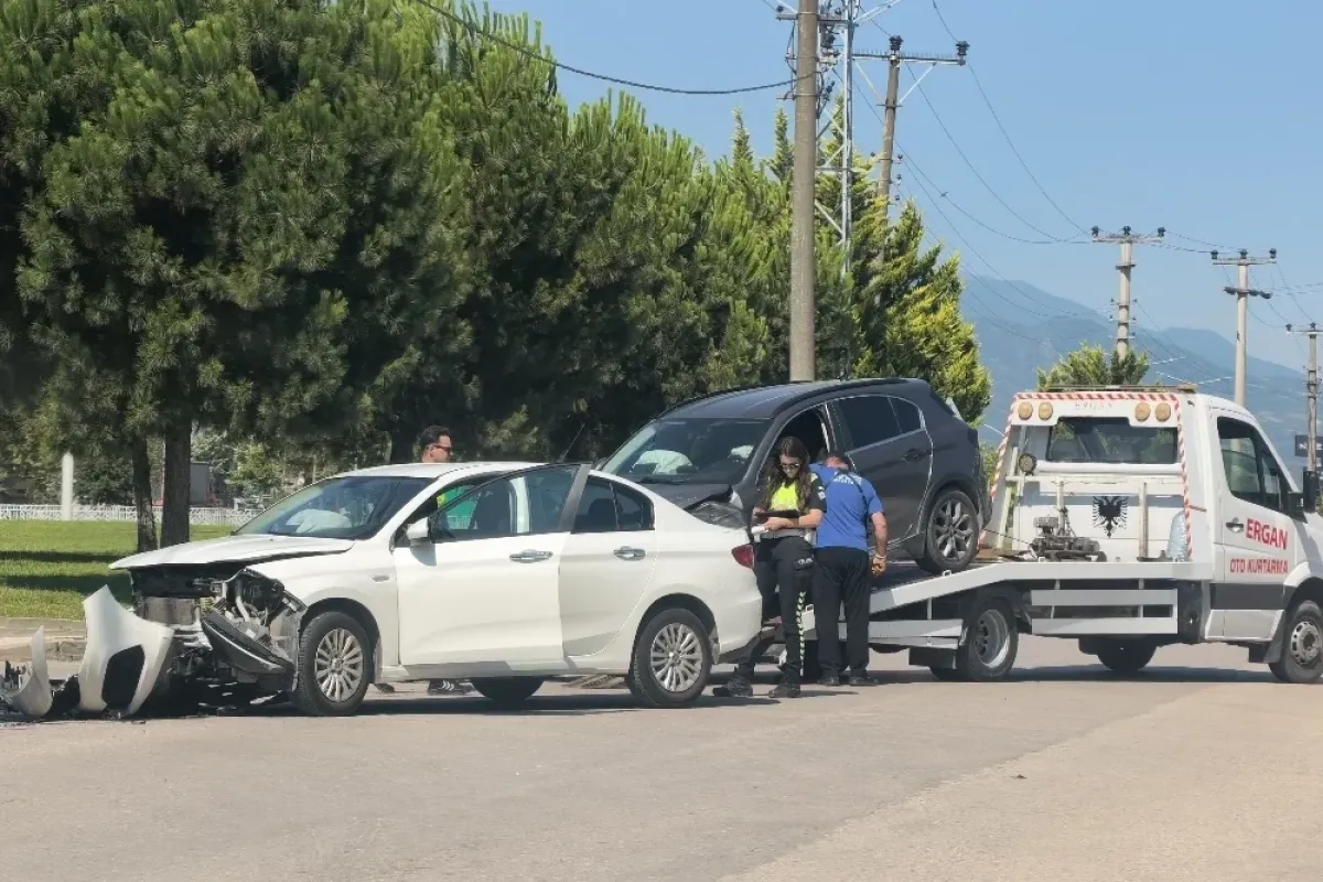 İnegöl'de korkutan kaza!