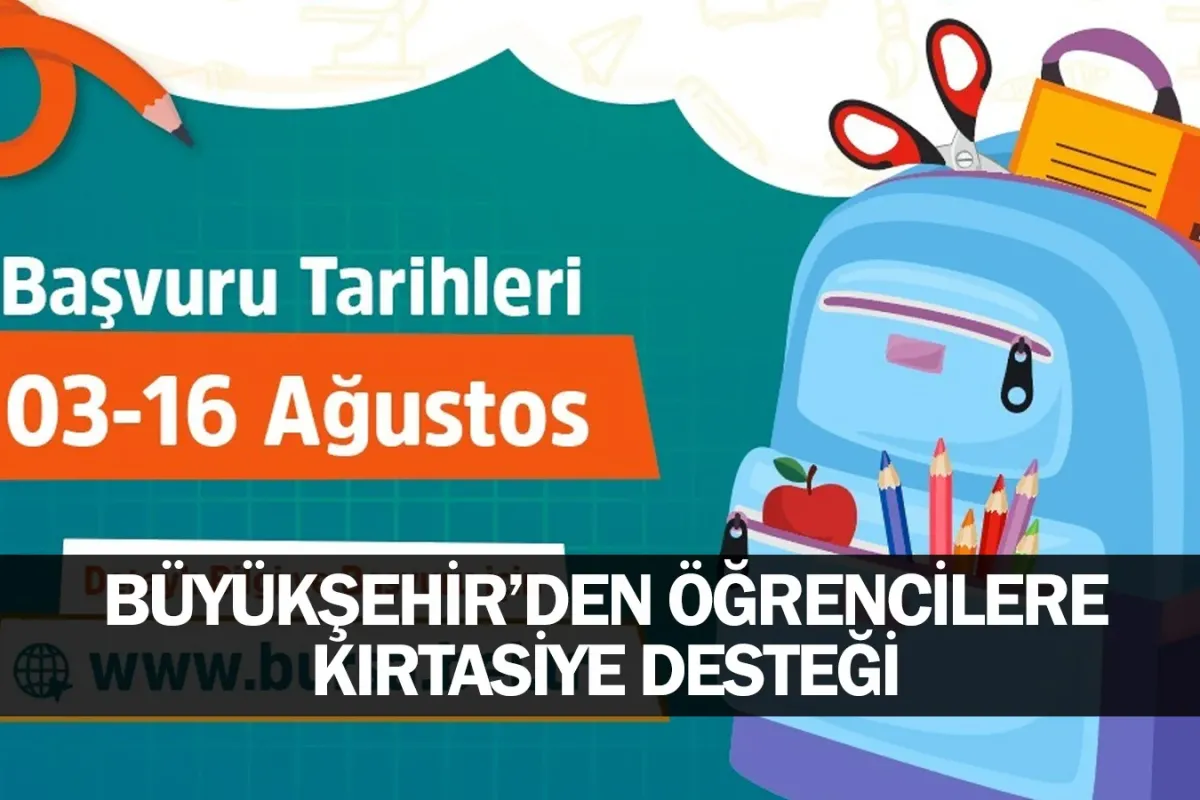 Büyükşehir’den öğrencilere kırtasiye desteği