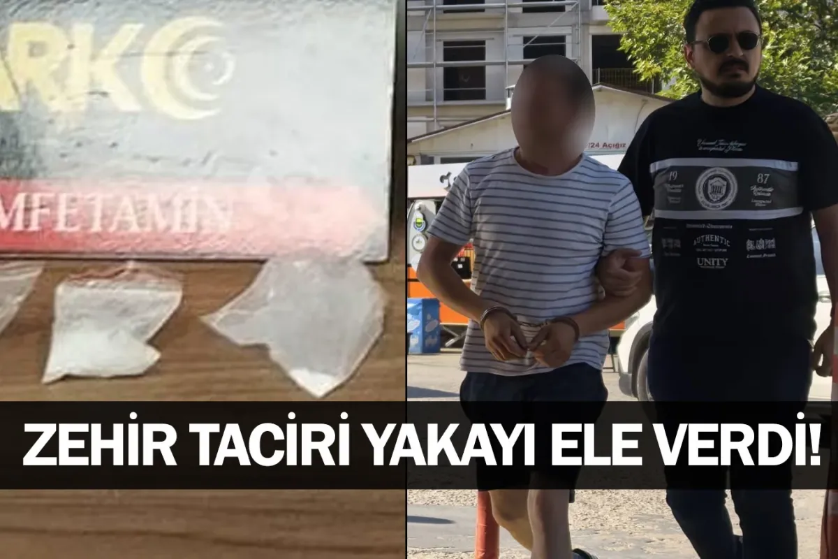 Zehir taciri yakayı ele verdi!