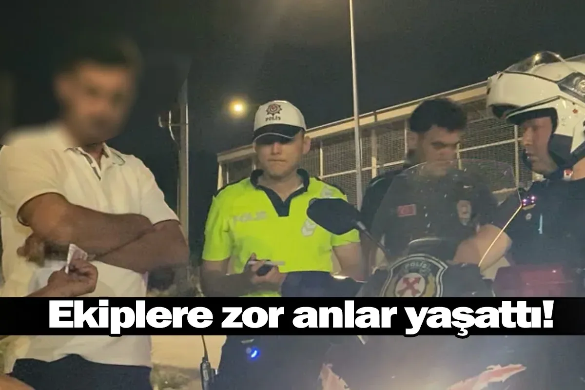 Ekiplere zor anlar yaşattı!