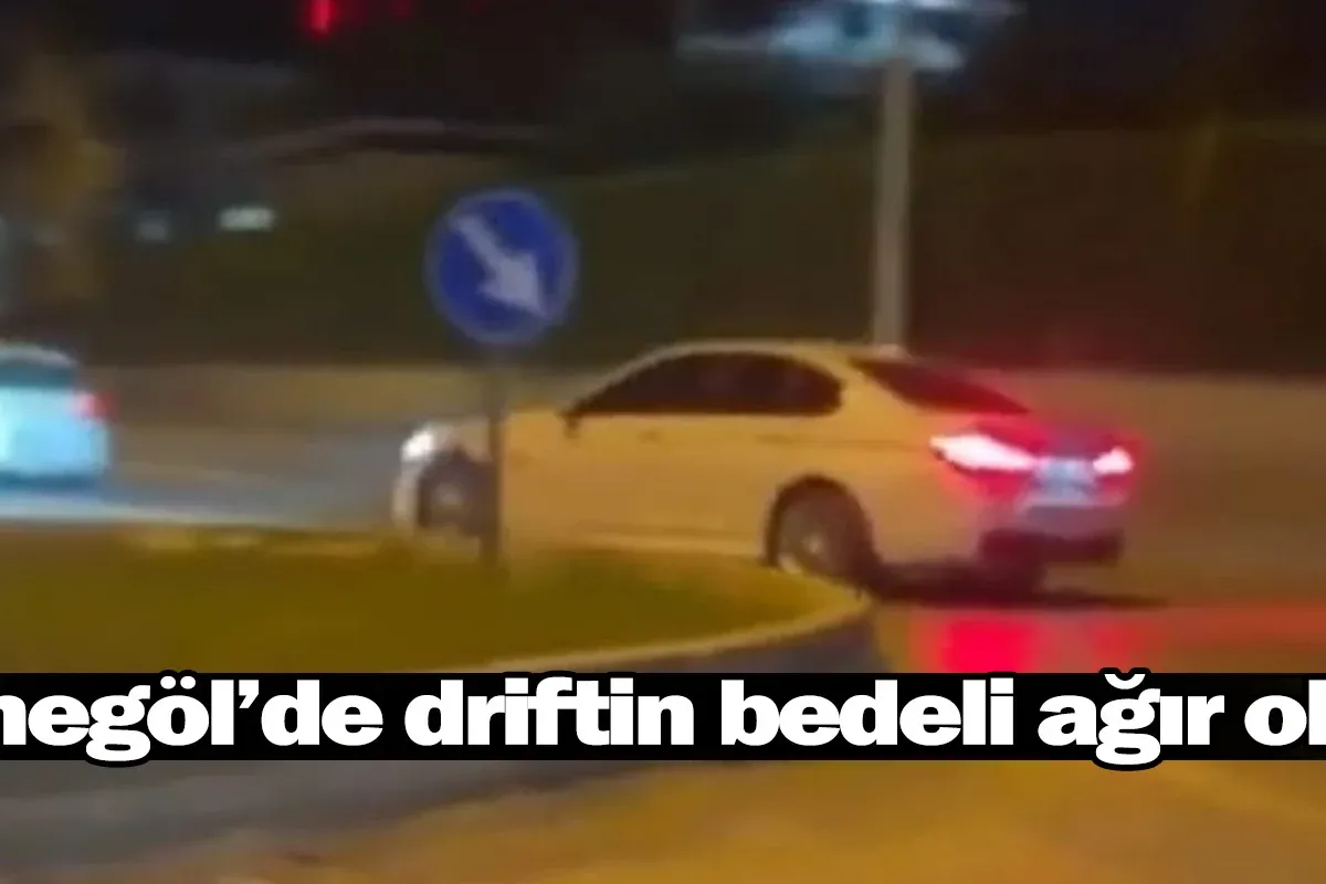 İnegöl’de driftin bedeli ağır oldu