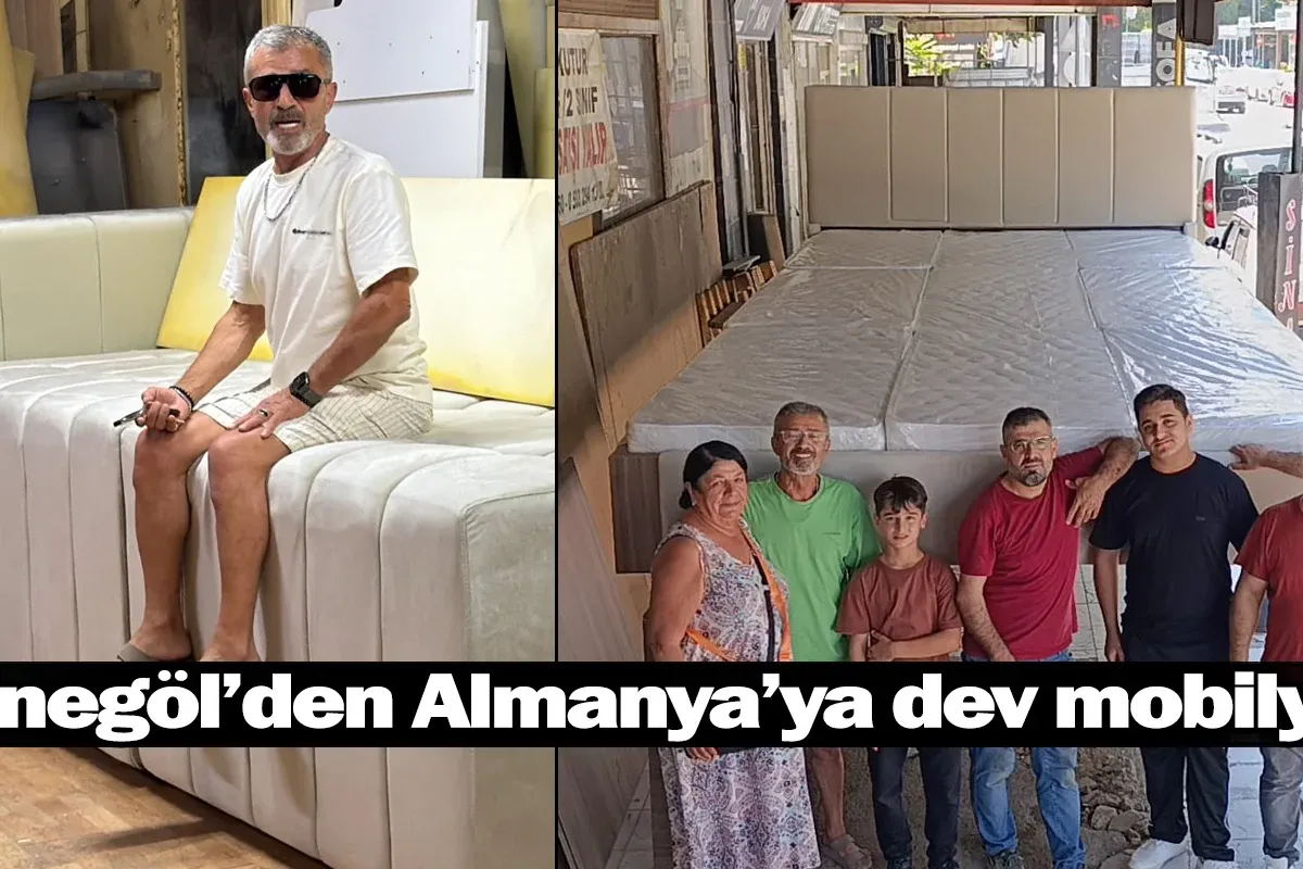 İnegöl’den Almanya’ya dev mobilya