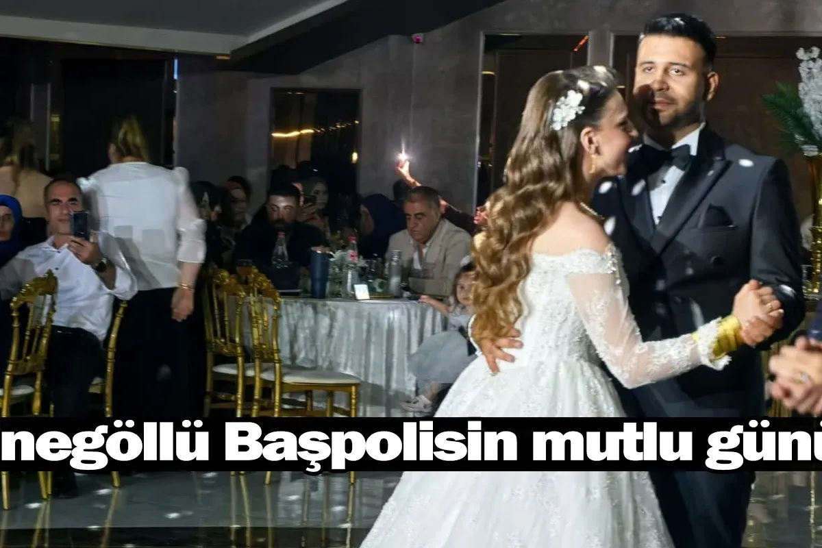 İnegöllü Başpolisin mutlu günü