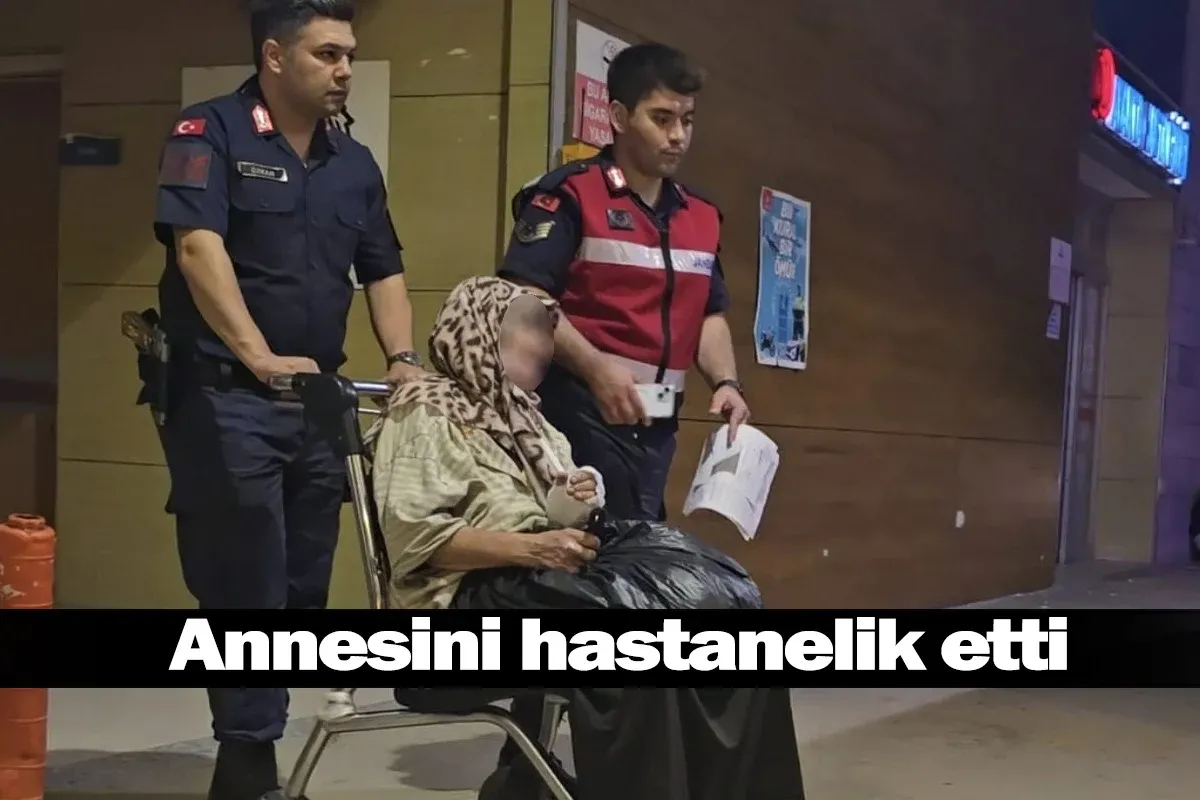 Annesini hastanelik etti
