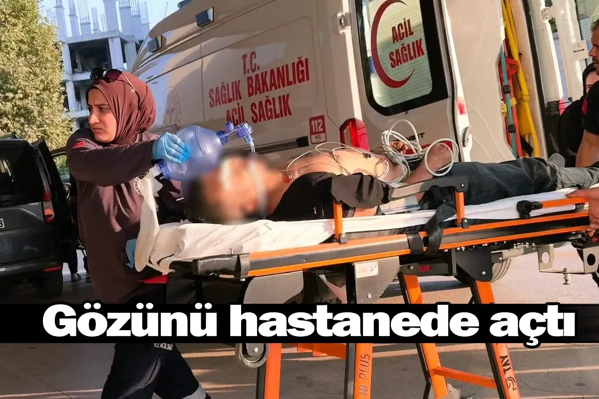 Gözünü hastanede açtı