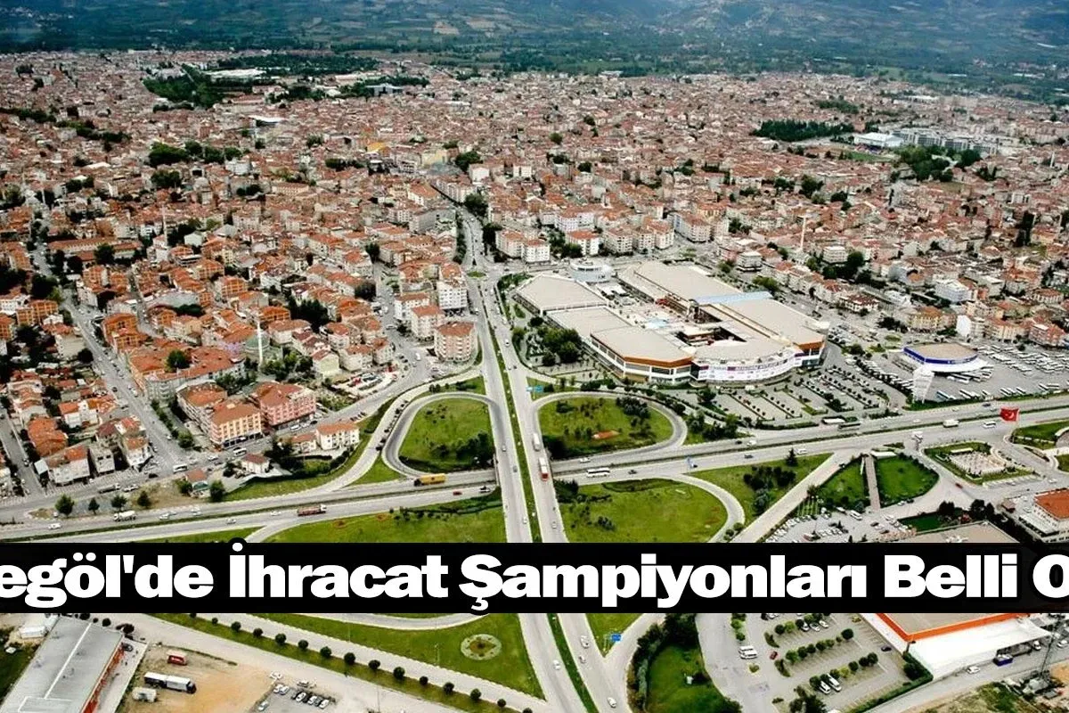 İnegöl'de İhracat Şampiyonları Belli Oldu