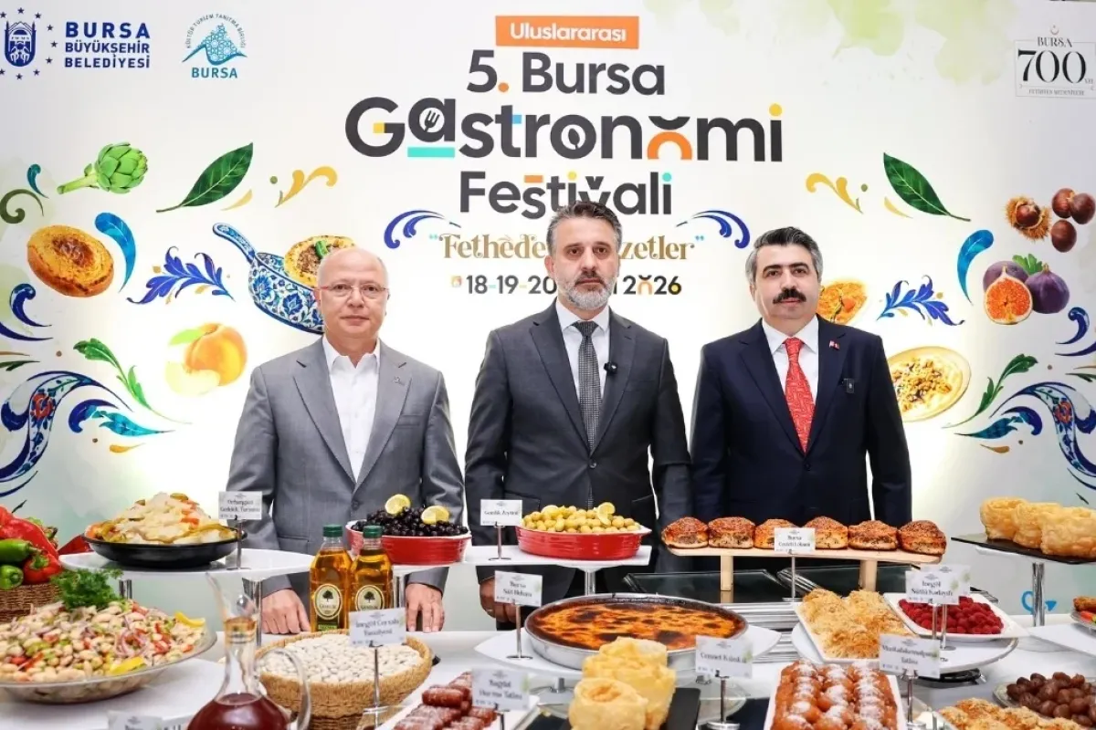Uluslararası 5. Bursa Gastronomi Festivali "Fetheden Lezzetler"le geliyor