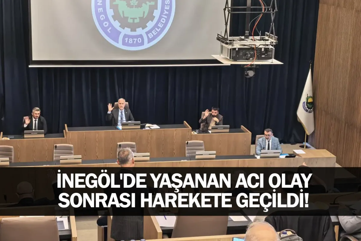 İnegöl'de yaşanan acı olay sonrası harekete geçildi!