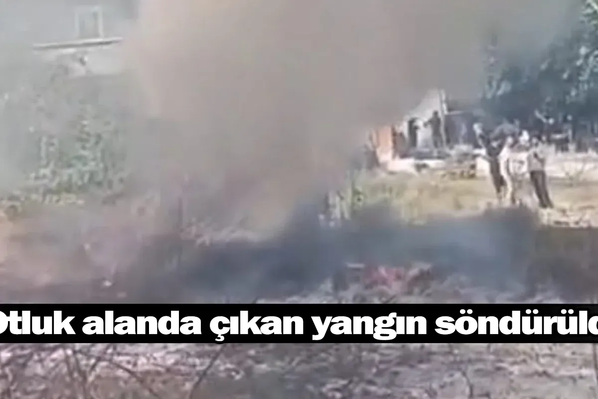İnegöl'de otluk alanda çıkan yangın söndürüldü