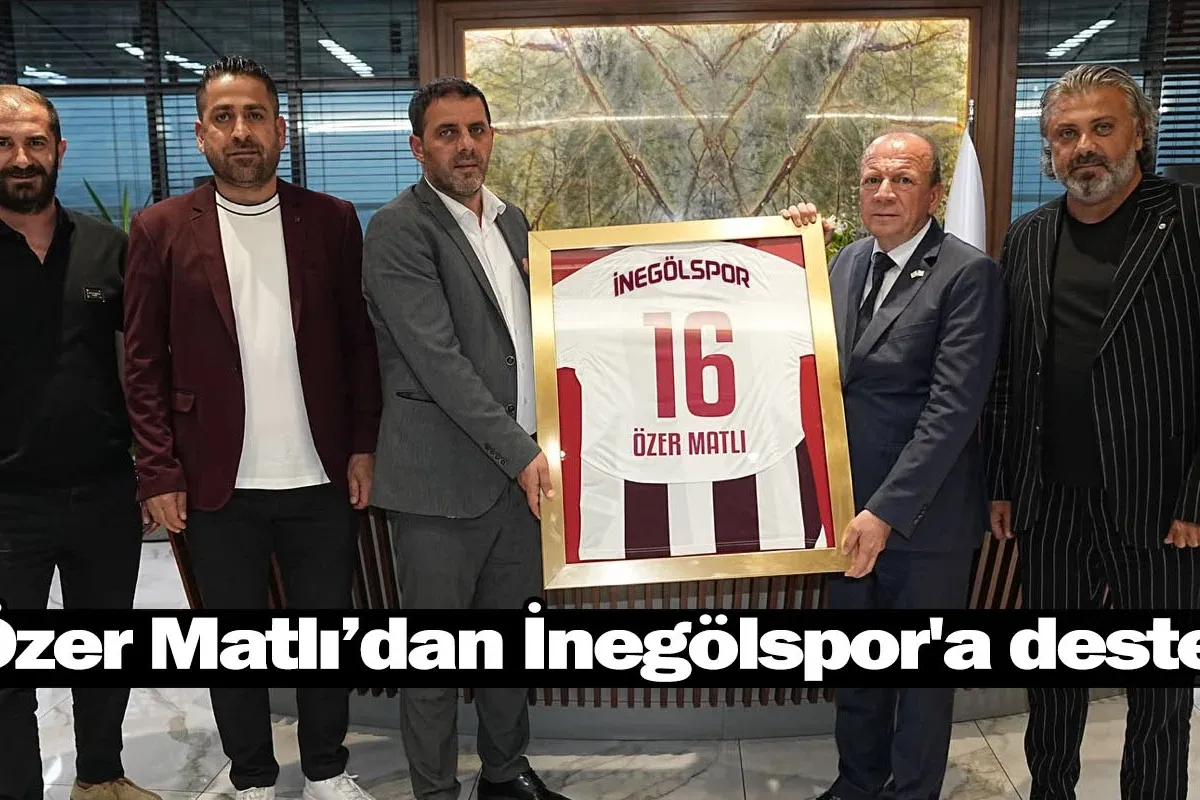 Özer Matlı’dan İnegölspor'a destek