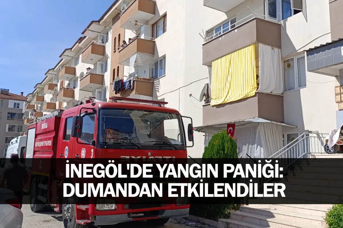 İnegöl'de yangın paniği: Dumandan etkilendiler