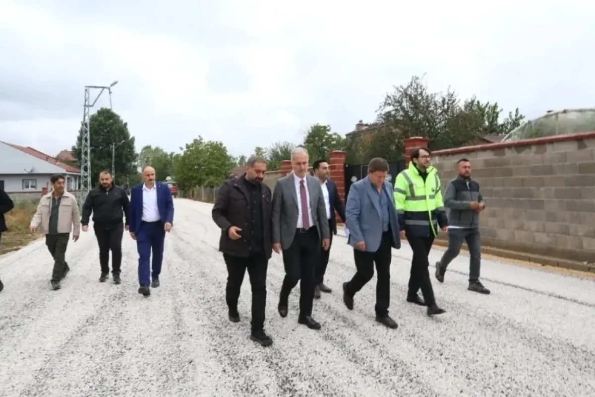 Kurşunlu Mahallesinde 8 Sokakta Sathi Kaplama Yapıldı
