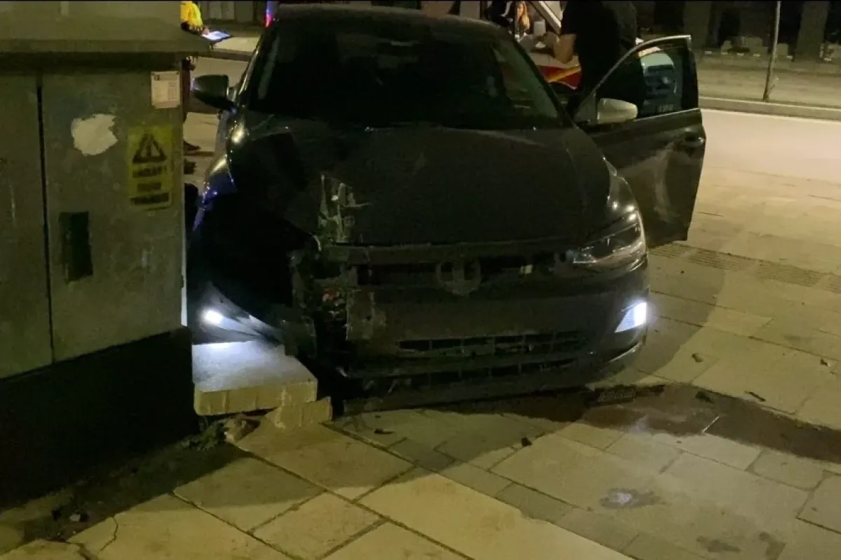 İnegöl'de korkutan kaza!