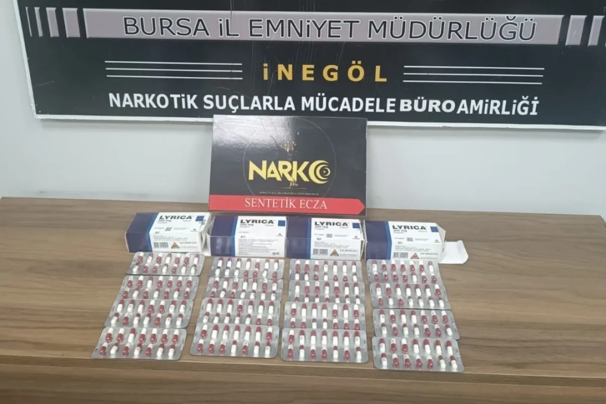 İnegöl'de 224 Adet Sentetik Ecza Ele Geçirildi!