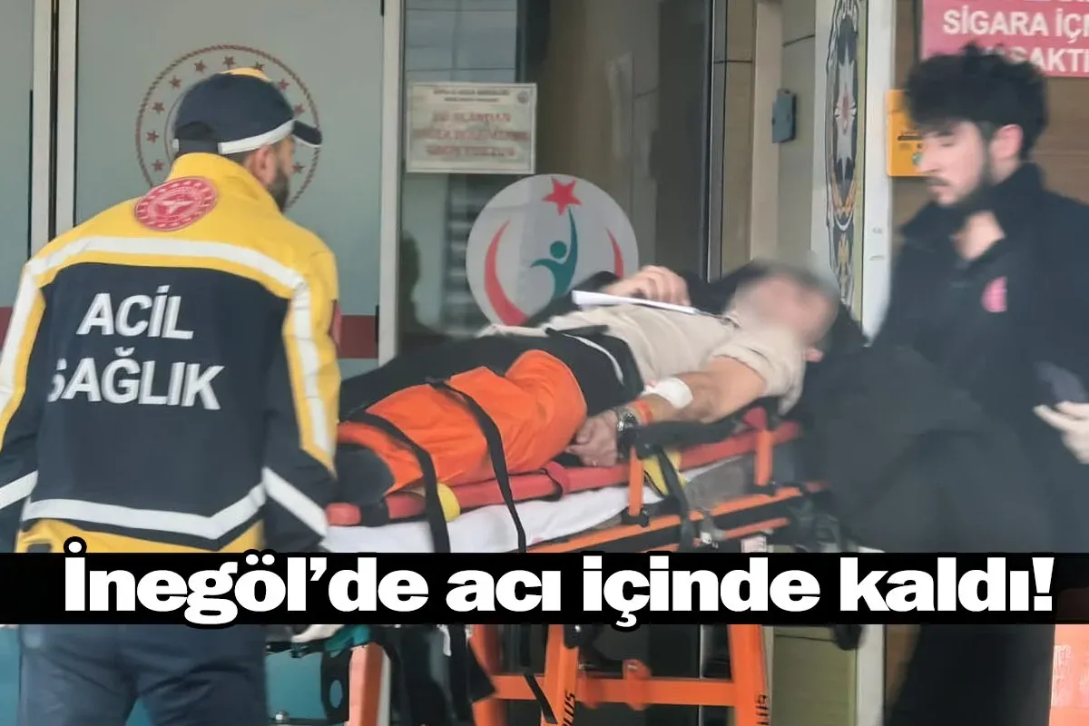 İnegöl'de acı içinde kaldı!