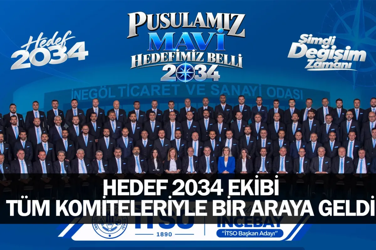 Hedef 2034 ekibi tüm komiteleriyle bir araya geldi