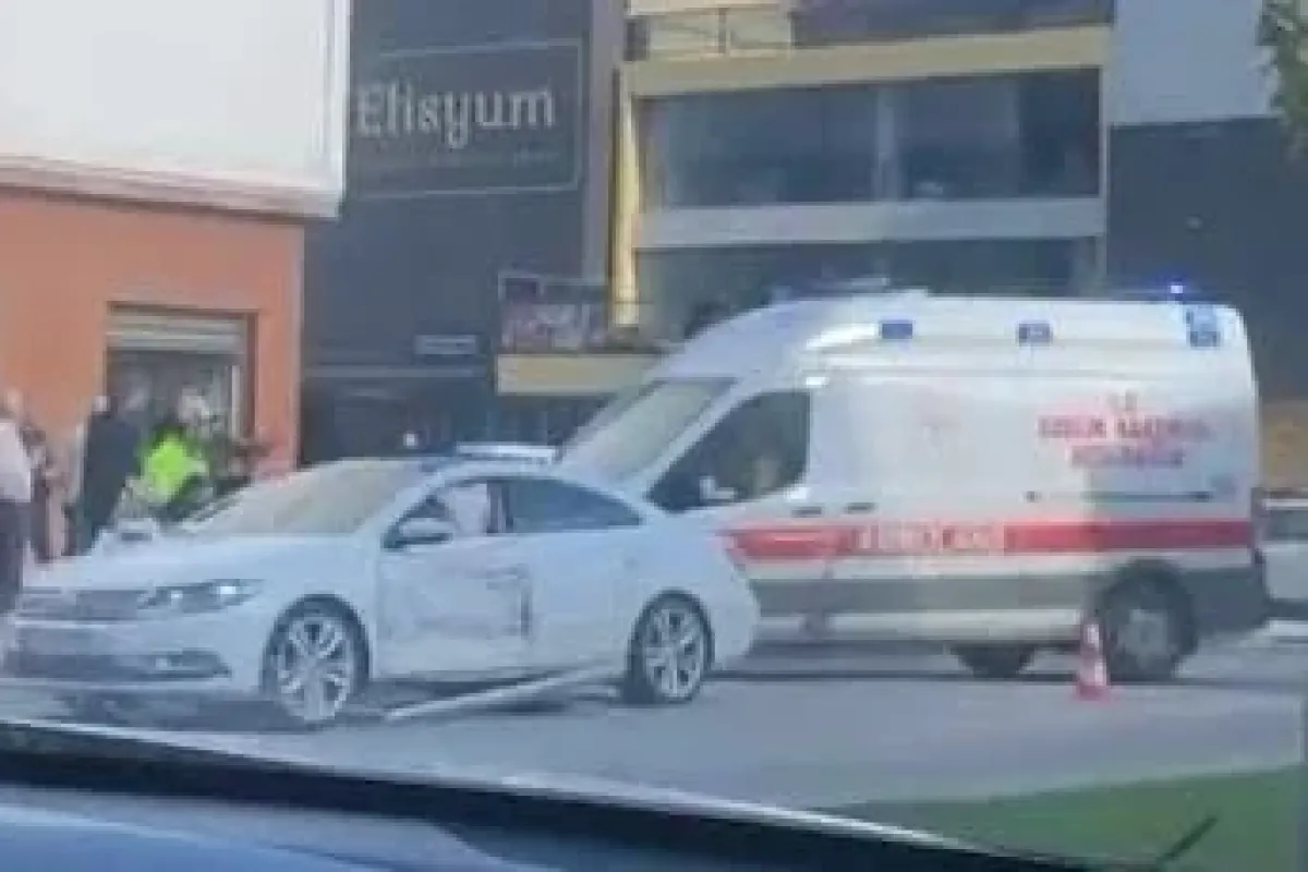 İnegöl'de otomobiller çarpıştı