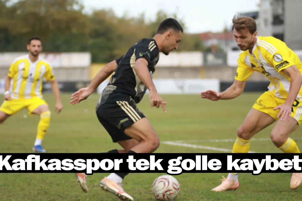 Kafkasspor tek golle kaybetti