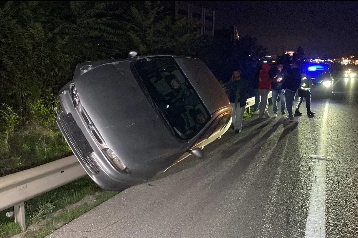 İnegöl'de korkutan kaza!